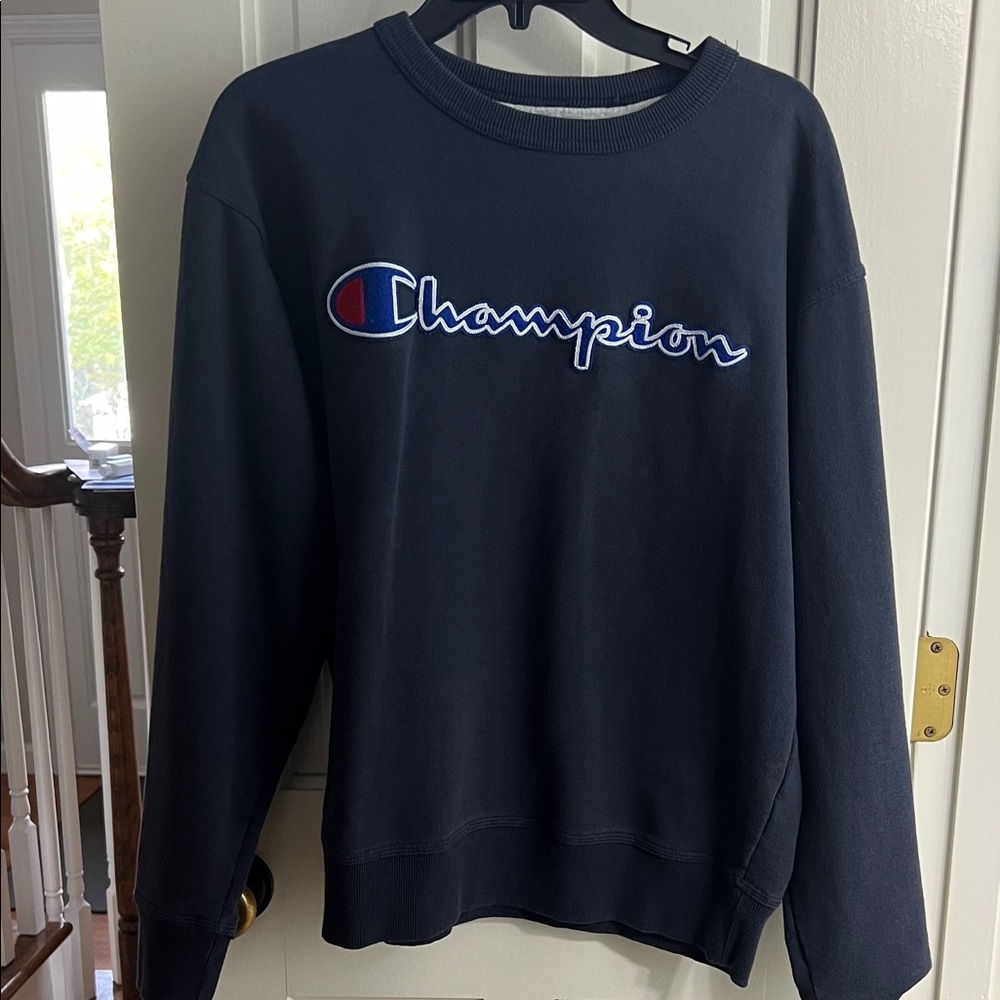 EUC CHAMPION  Dark Blue Crewneck Mens Unisex Sweatshirt